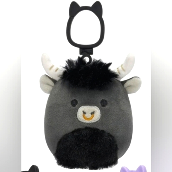 🖤 LAKE 🐃 Black Bull Select Series Clip Original Squishmallow ☆ NWT ☆ - Picture 2 of 9
